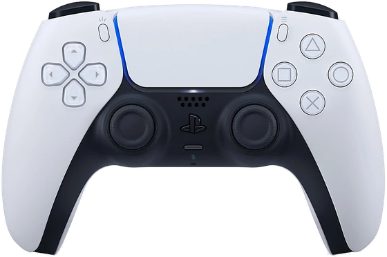 DualSense controller, top view