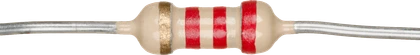 Resistor, red red red gold